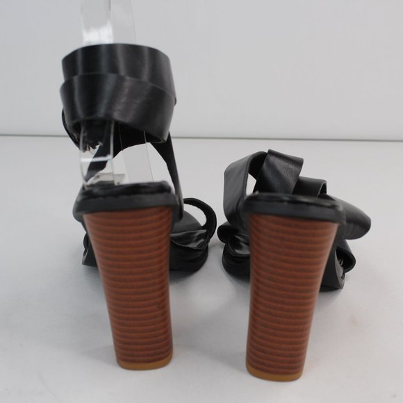 LALA IKAI Women’s Sz 7.5M Black High Heels Sandals - Picture 4 of 7